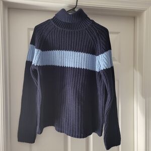 Tommy Hilfiger Blue Sweater with Stripe